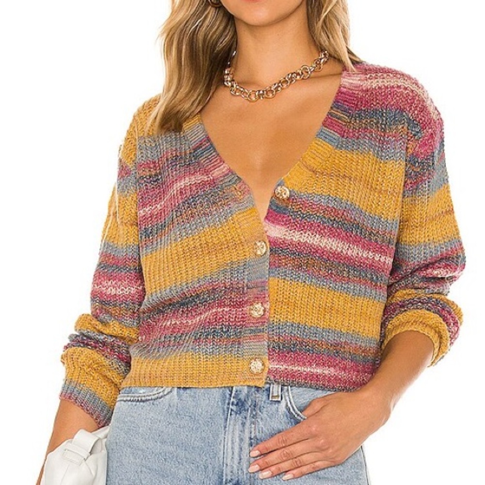 Line and Dot Be Mine Multi Sweater